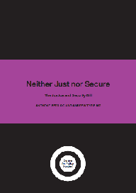 CPS pamphlet on the Justice and Security Bill