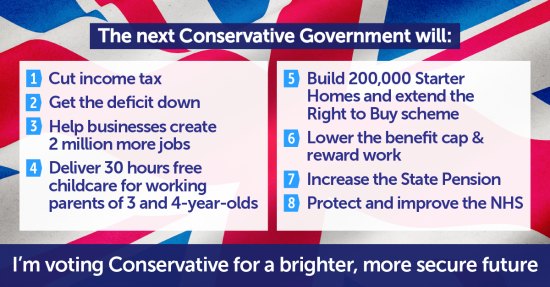Voting Conservative commitments