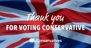 Thank you for voting Conservative