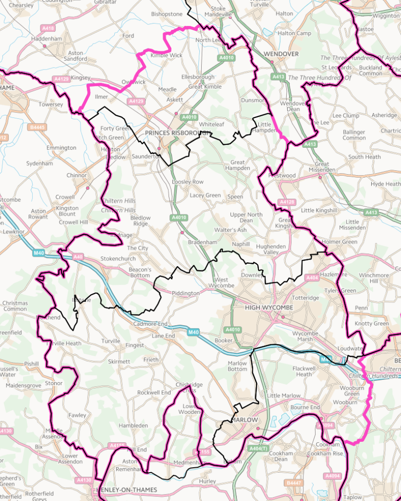Mapping from Ordnance Survey Election Maps